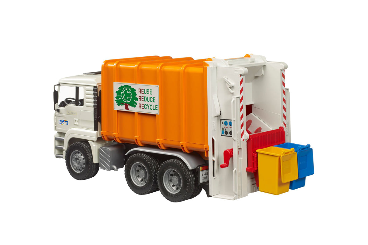 Bruder - MAN TGA Hecklader Müll-LKW