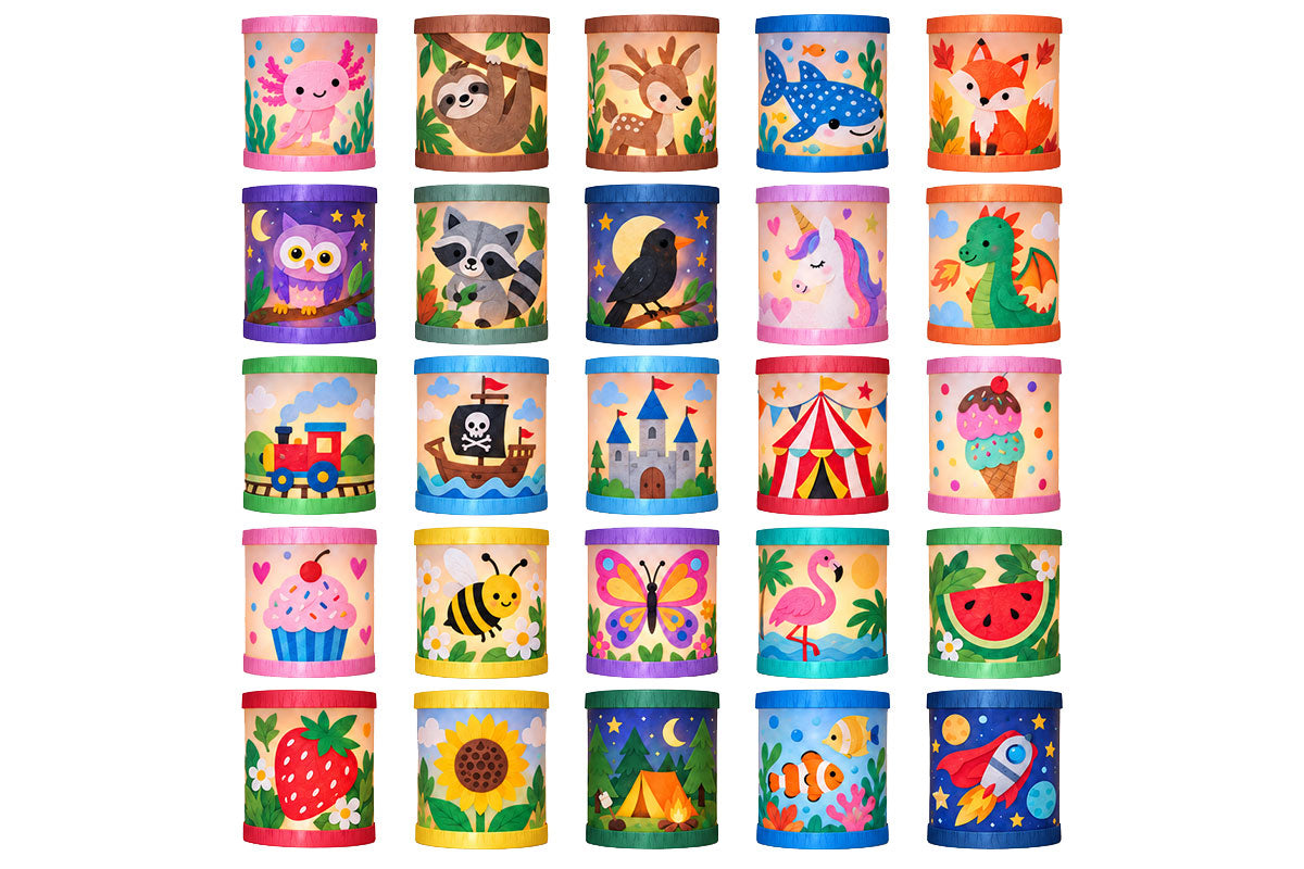 Laternendeckel u.-Boden - Set 10