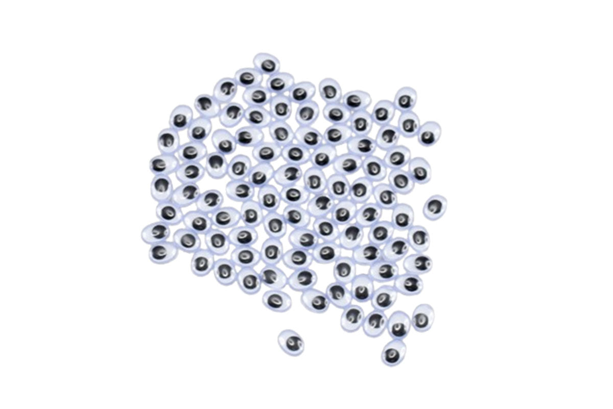 Wackelaugen Oval - Set 100