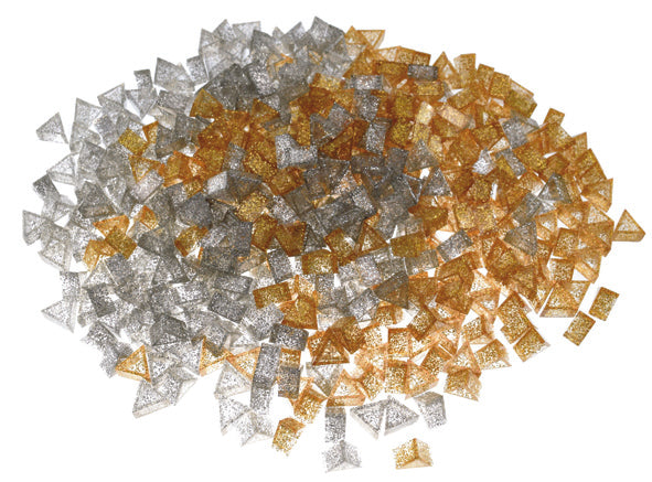 Ecko kleine Dreiecke gold/silber - Set 500