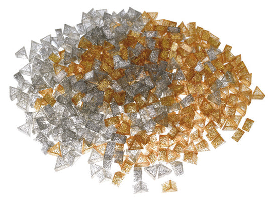 Ecko kleine Dreiecke gold/silber - Set 500