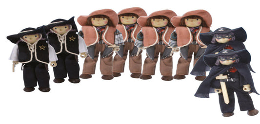 Winzling Biegepuppe - Cowboy - Set 8