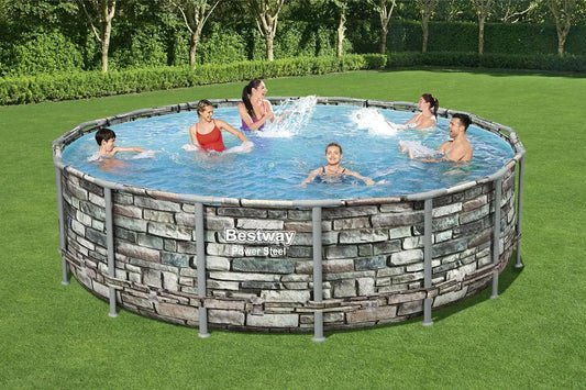 Bestway - Power Steel™ Frame Pool-Set - Ø 488x122cm - CHiLA ...einfach gutes Spielzeug!