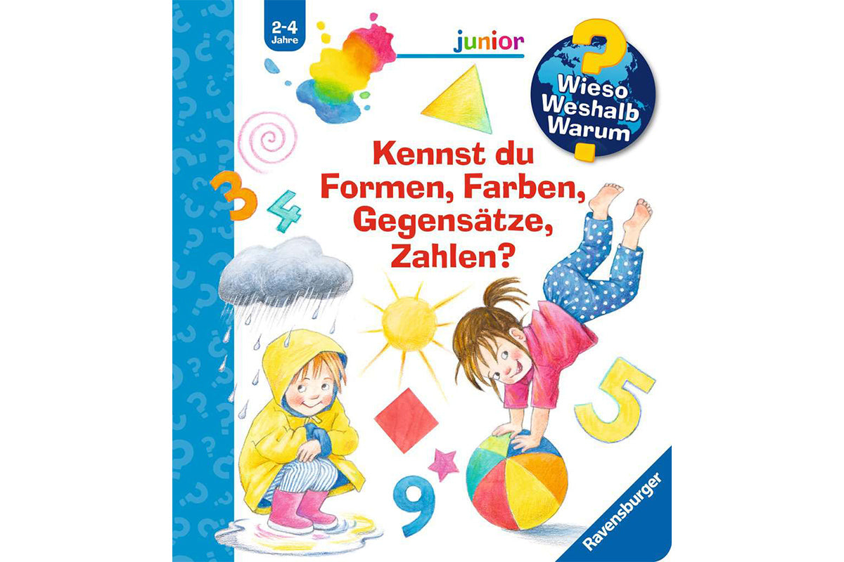 WWW Junior - Kennst du Formen, Farben, Gegensätze, Zahlen?