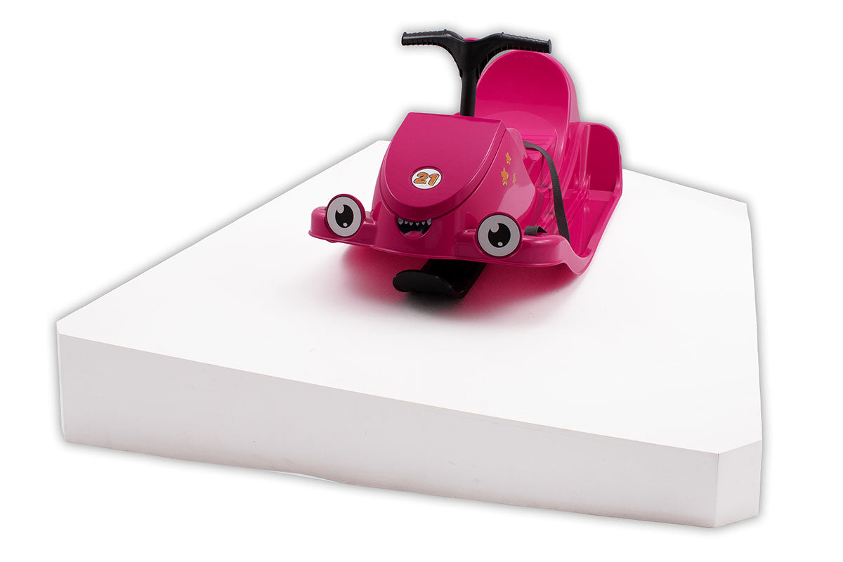 KHW Snow Quad – Kinder-Schlitten mit Lenkrad - pink