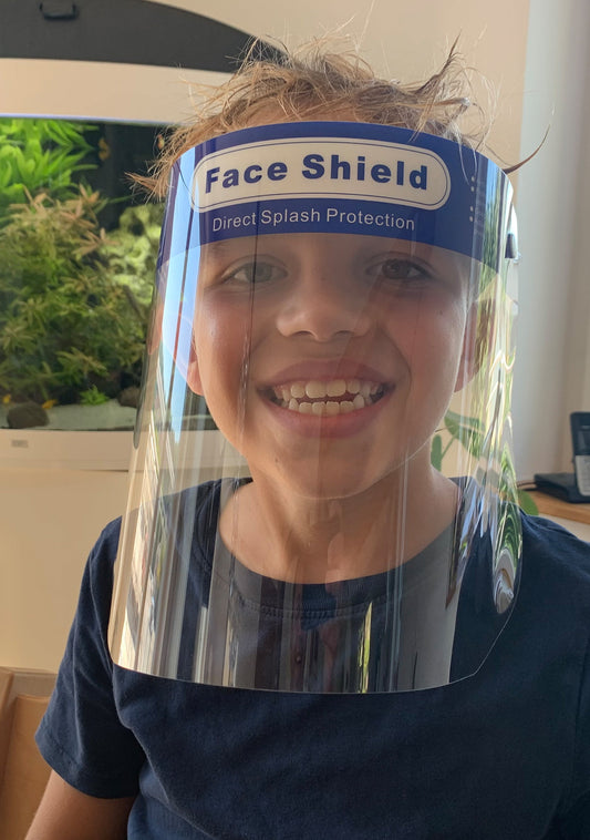 Gesichtsvisier - Set 10 Hygieneartikel Mariazell BLS GmbH, Kopernikusstraße 1, 74670 Forchtenberg; Kontakt: mail@bls.de