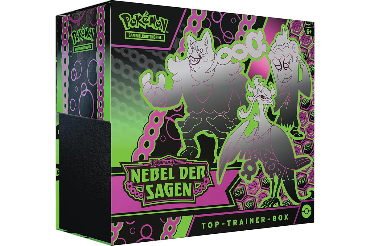 Pokémon Top Trainer Box Karmesin & Purpur - Nebel der Sagen