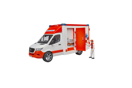 Bruder - Mercedes-Benz Sprinter Ambulanz mit Fahrer, L+S