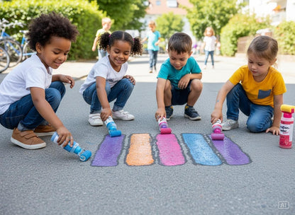 Straßenmaler Roller Set 4