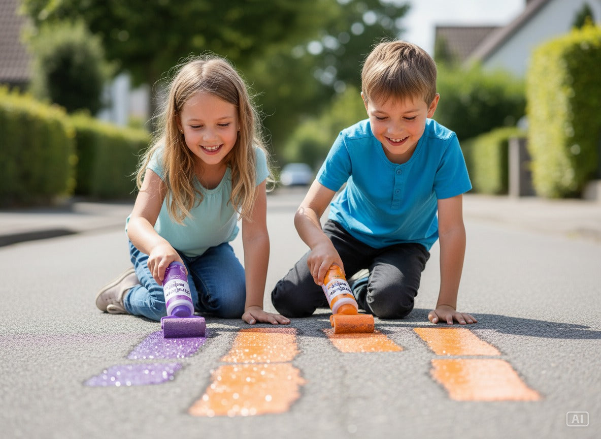 Straßenmaler Roller Set 4