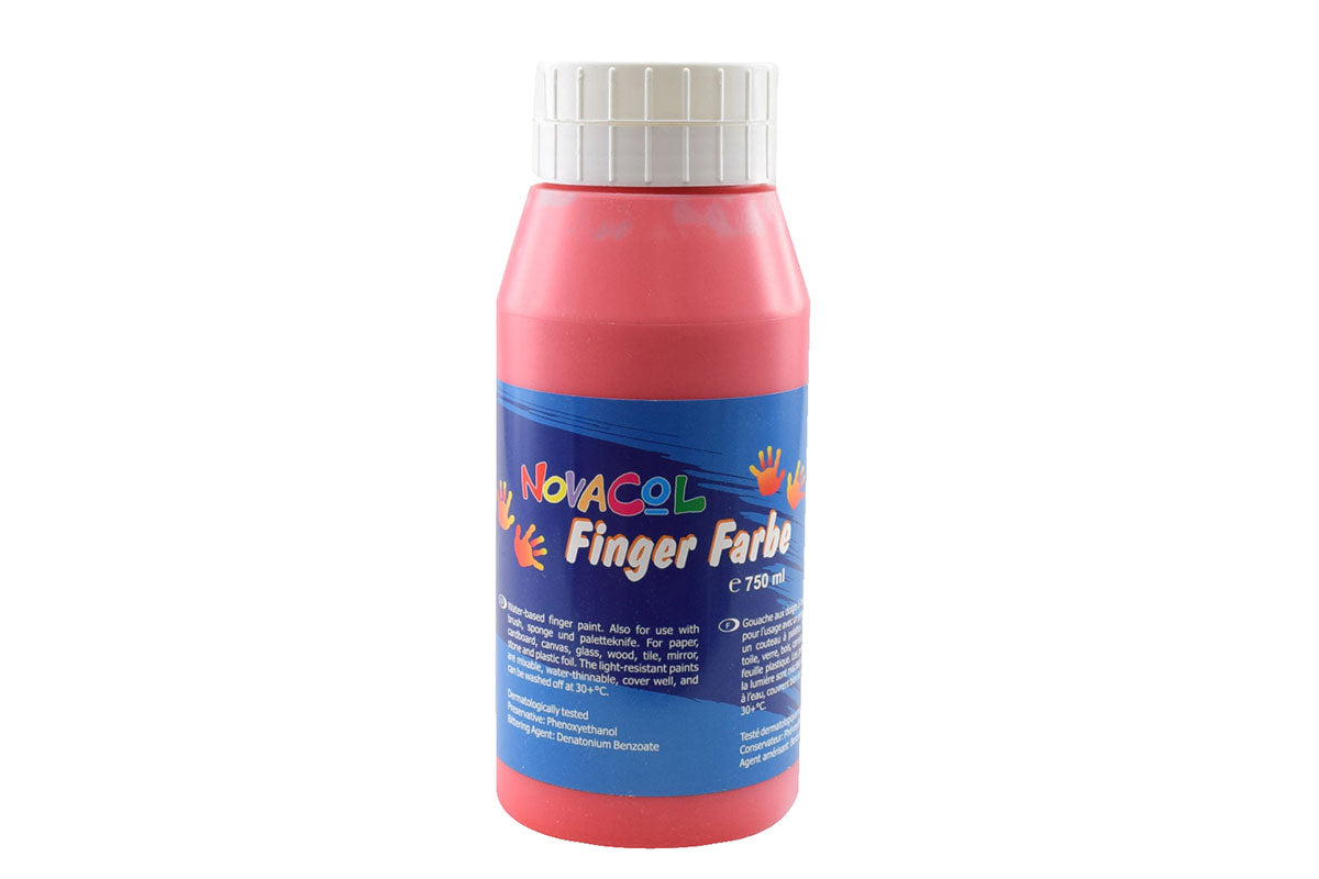 NOVACOL - FingerFarbe 750ml - rot Avantgarde BLS GmbH, Kopernikusstraße 1, 74670 Forchtenberg; Kontakt: mail@bls.de