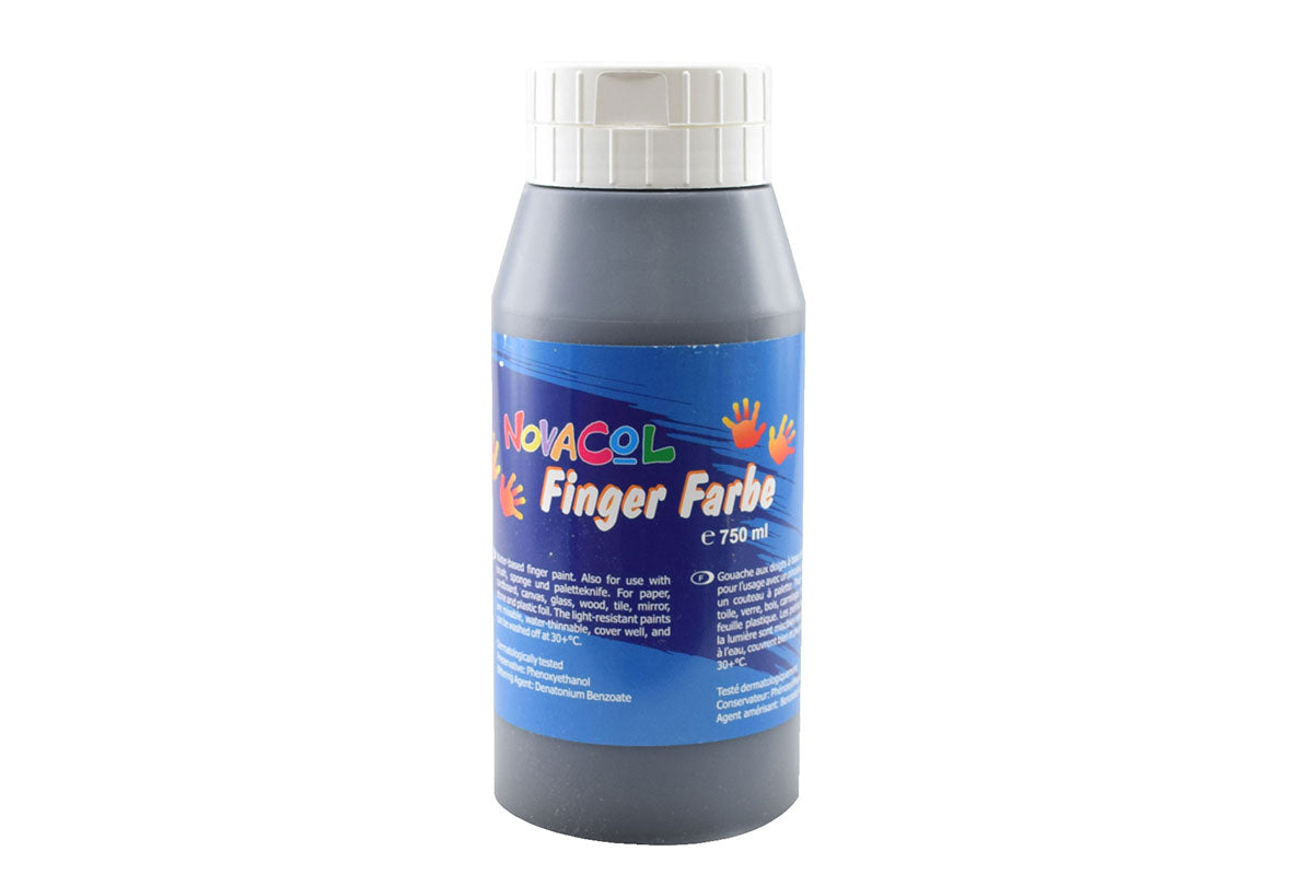 NOVACOL - FingerFarbe 750ml - schwarz Avantgarde BLS GmbH, Kopernikusstraße 1, 74670 Forchtenberg; Kontakt: mail@bls.de