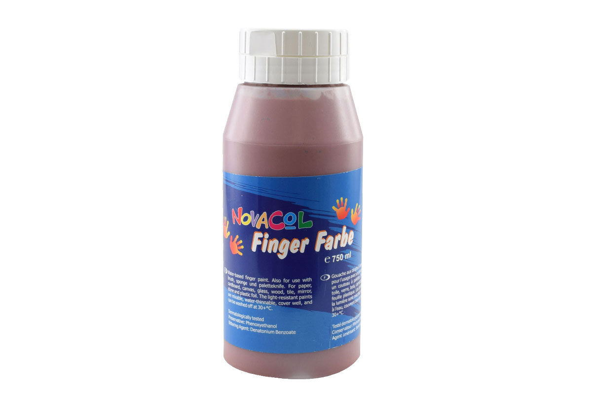 NOVACOL - FingerFarbe 750ml - braun Avantgarde BLS GmbH, Kopernikusstraße 1, 74670 Forchtenberg; Kontakt: mail@bls.de