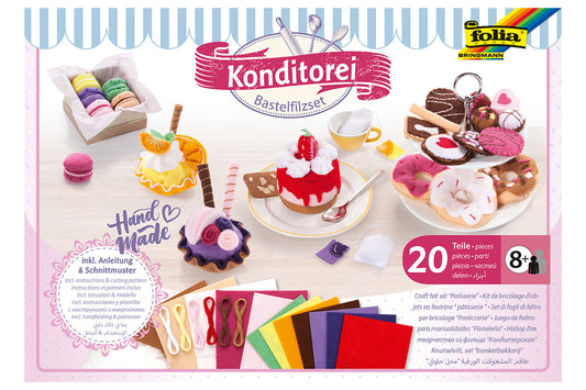 folia Bastelfilzset Konditorei