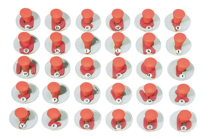 Mega Stempel Set Alphabet Kleinbuchstaben