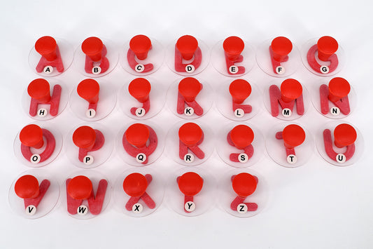 Mega Stempel Set Alphabet Grossbuchstaben