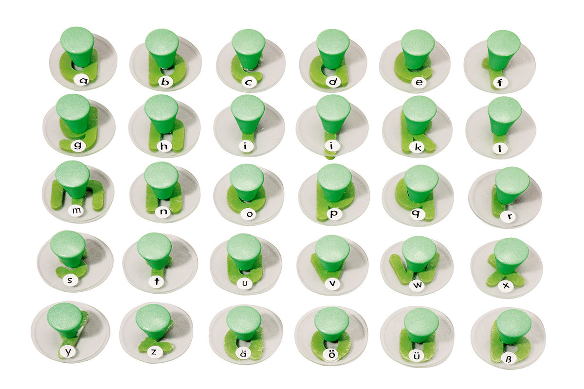 Mega Stempel Set Alphabet Kleinbuchstaben