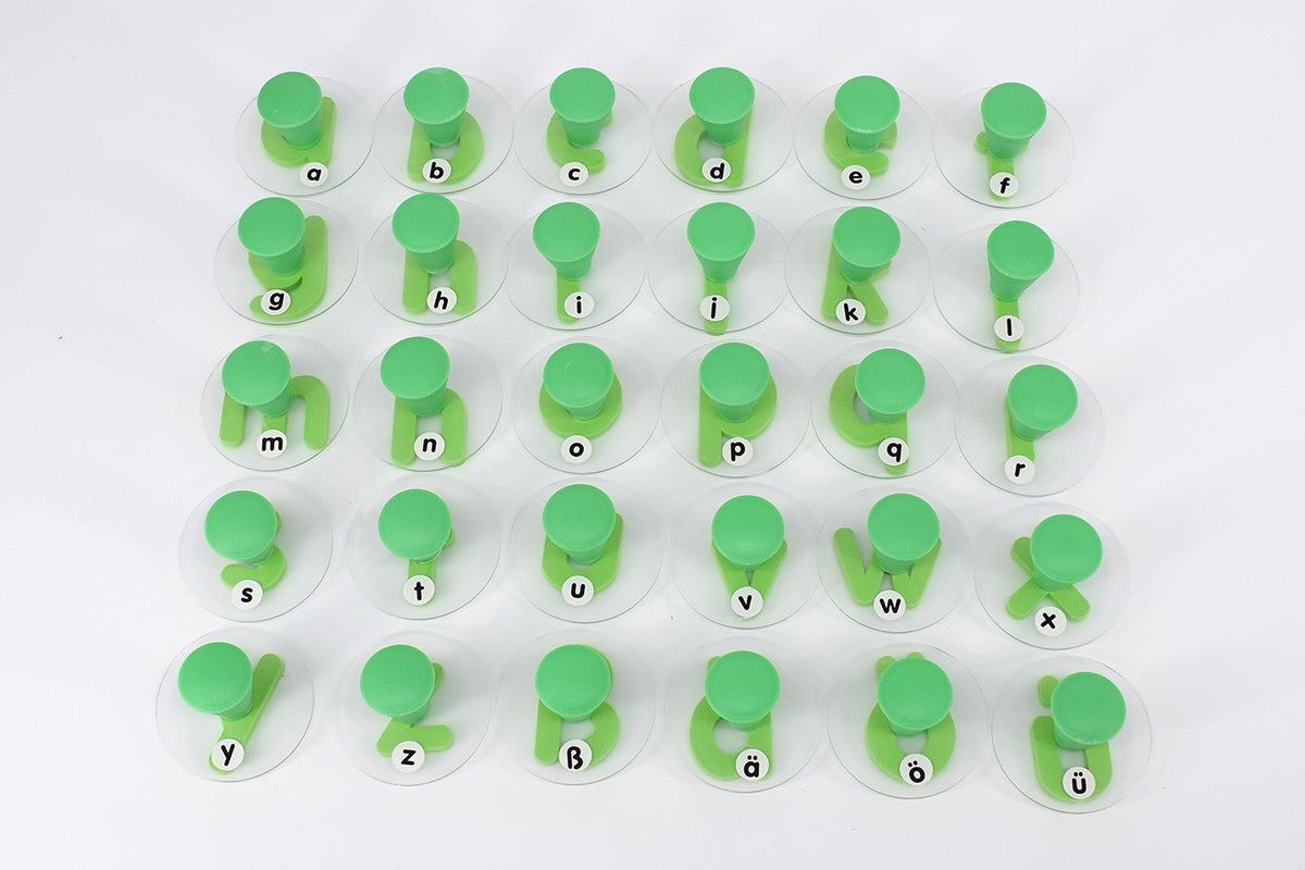 Mega Stempel Set Alphabet Kleinbuchstaben