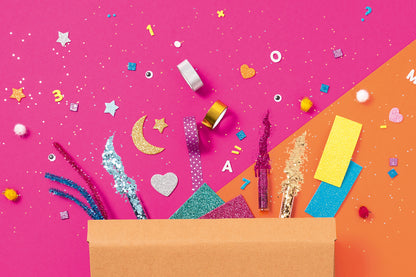 Kreativbox Glitter Bastelkiste 900-teilig
