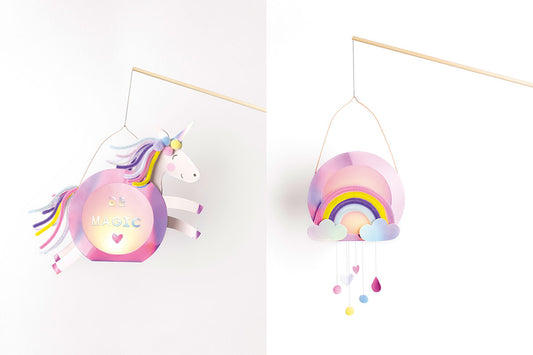 Laternen Bastelset - SWEET RAINBOW