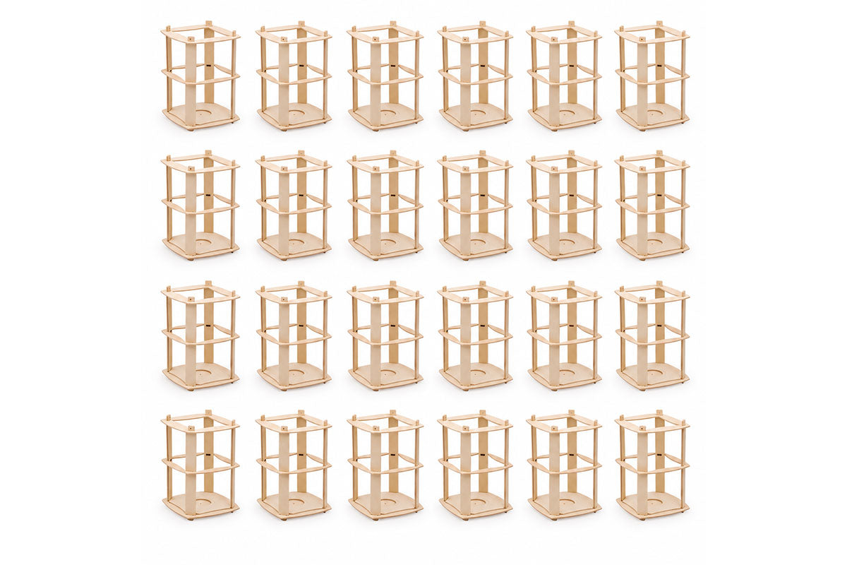 Laterne 4 Eck Stecksystem - Set 24