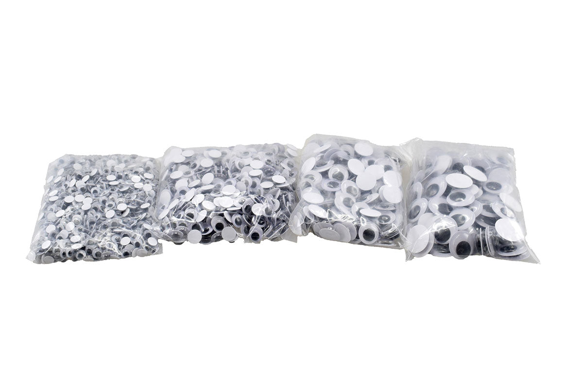 Wackelaugen Rund/Mixed - Set 400 - CHiLA ...einfach gutes Spielzeug!