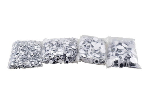 Wackelaugen Rund/Mixed - Set 400 - CHiLA ...einfach gutes Spielzeug!