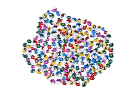 Wackelaugen Oval/Rund - Set 200