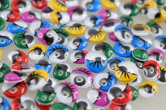 Wackelaugen Oval/Rund - Set 200