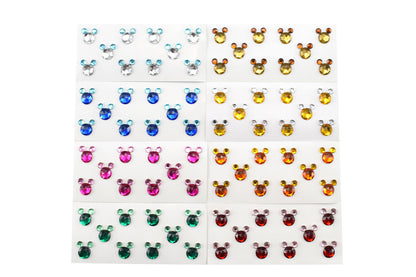 Edelsteine - Rund/Gemischt - Set 80