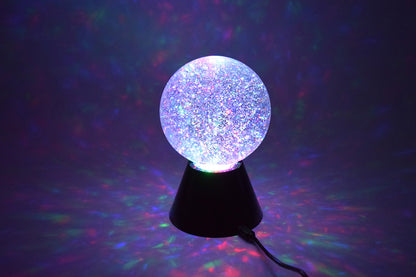 Boule à paillettes magique LED Snoezelen