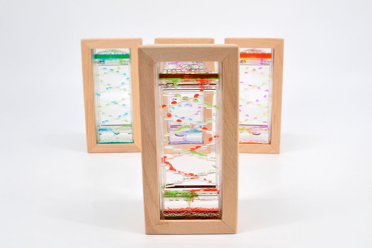 Sanduhr Treppe klein - Holz