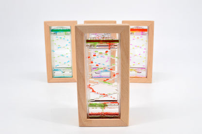 Sanduhr Treppe klein - Holz