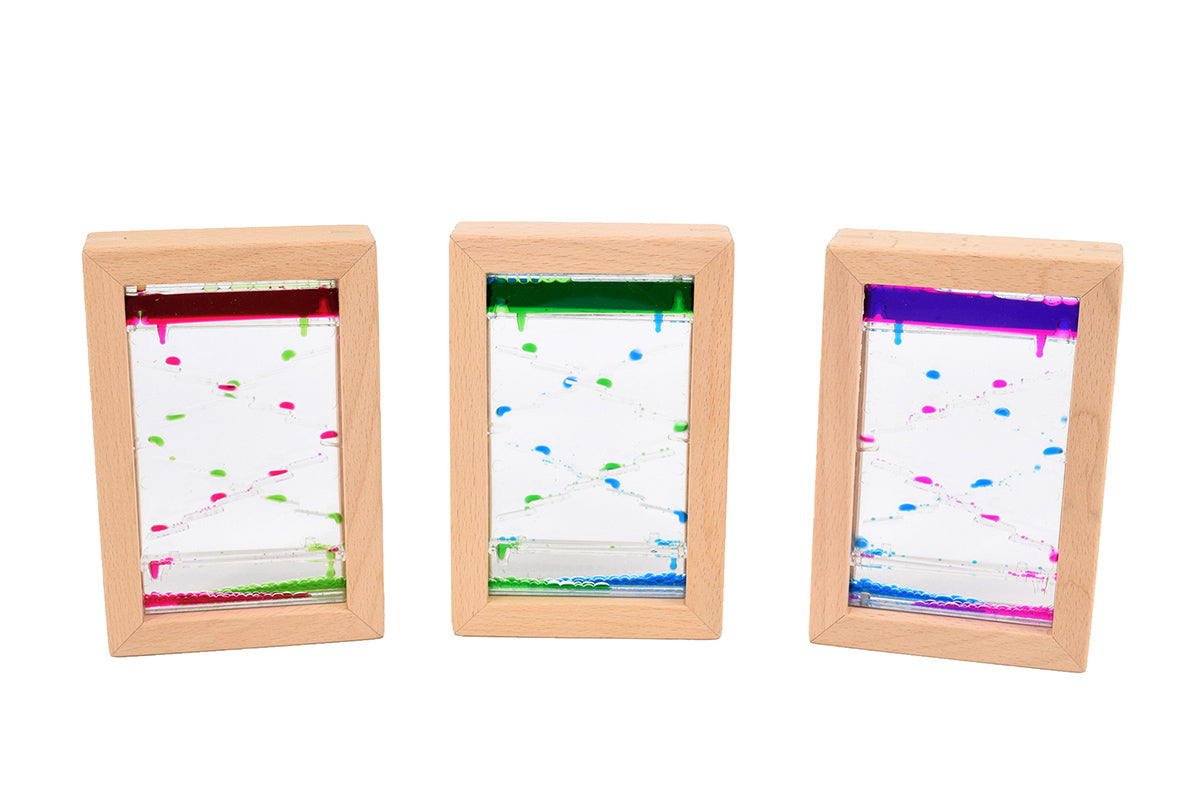 Sanduhr Treppe groß - Holz