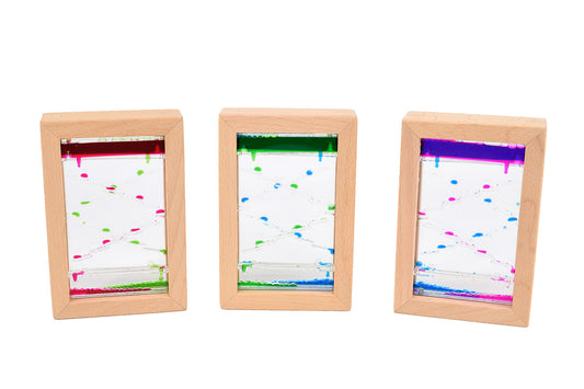 Sanduhr Treppe groß - Holz