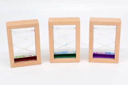 Sanduhr Treppe groß - Holz