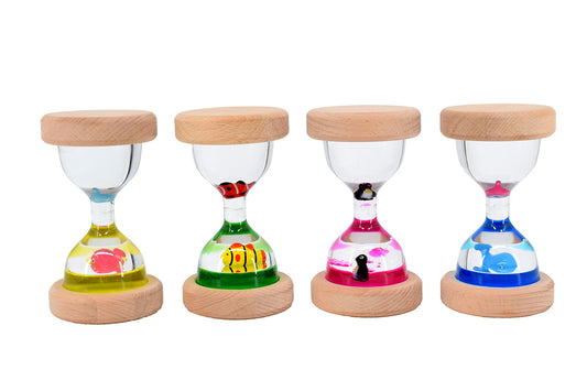 Sanduhr Flüssig - Holz