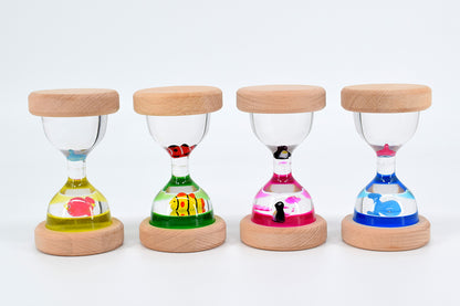 Sanduhr Flüssig - Holz
