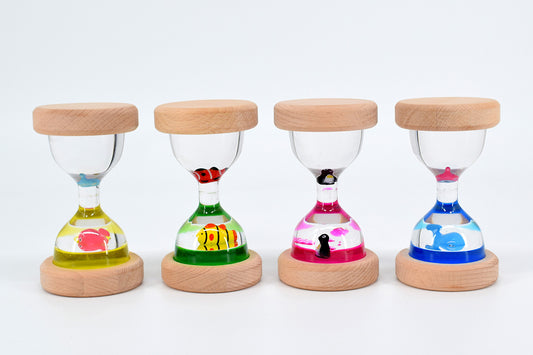Sanduhr Flüssig - Holz