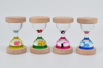 Sanduhr Flüssig - Holz