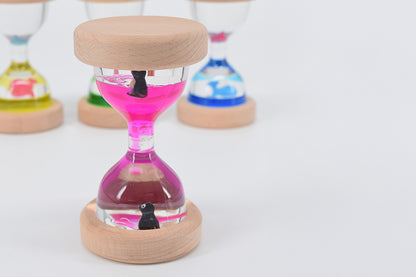 Sanduhr Flüssig - Holz