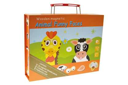 Funny animal faces - magnetic 