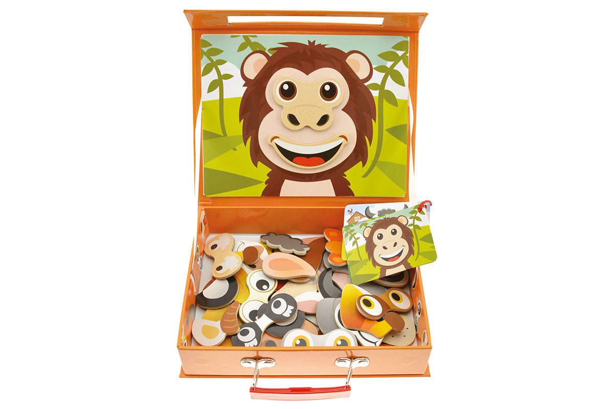 Funny animal faces - magnetic 