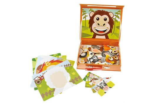 Funny animal faces - magnetic 