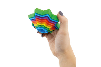 3D Regenbogen Stern