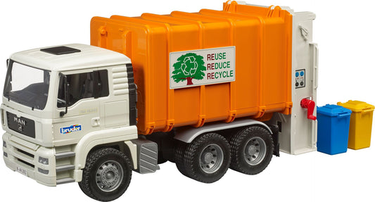 Bruder - MAN TGA Hecklader Müll-LKW