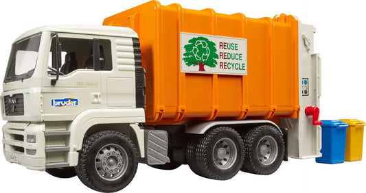 Bruder - MAN TGA Hecklader Müll-LKW
