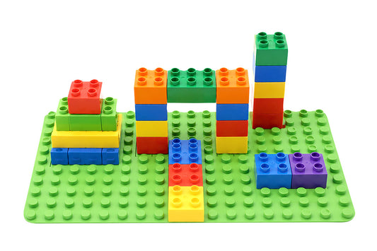 BioBuddi Großbausteine Bauplatte- Set 4
