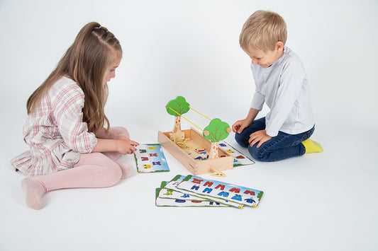 Wäscheleine Spiel