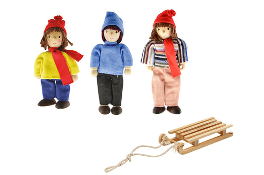 Winzling Biegepuppen Set - Winter